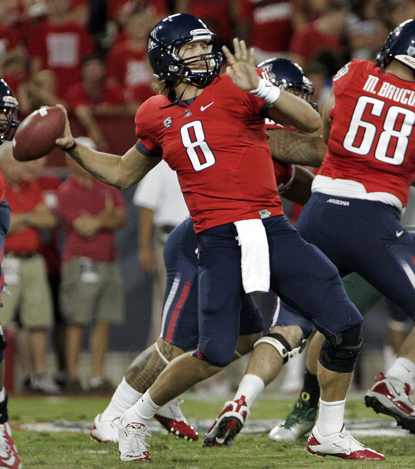 University of Arizona quarterback Nick Foles